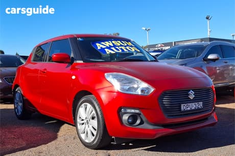 Red 2017 Suzuki Swift Hatchback Gl Navigator