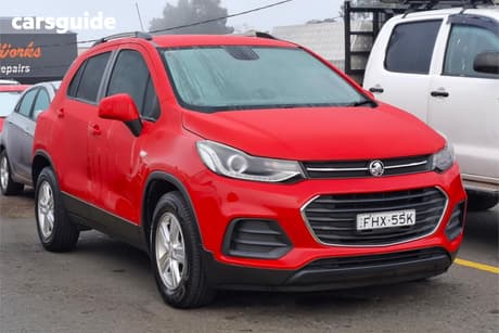 Red 2017 Holden Trax Wagon Ls