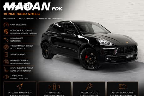 Black 2018 Porsche Macan Wagon