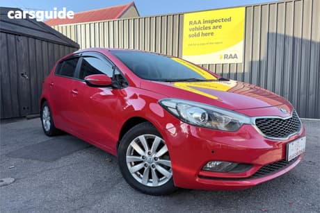 Red 2015 Kia Cerato Hatchback S Premium