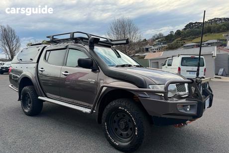 Brown 2009 Mitsubishi Triton Double Cab Utility Glx-R (4X4)