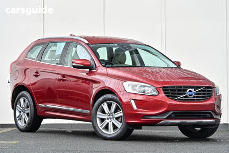 Red 2016 Volvo XC60 Wagon T5 Luxury
