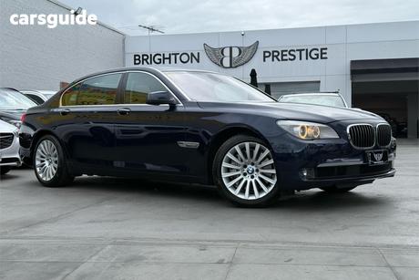 Blue 2011 BMW 750LI Sedan 50Li