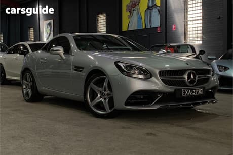 Silver 2017 Mercedes-Benz SLC180 Roadster 180