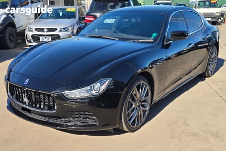 Black 2016 Maserati Ghibli Sedan