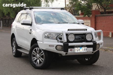 White 2015 Ford Everest Wagon Trend