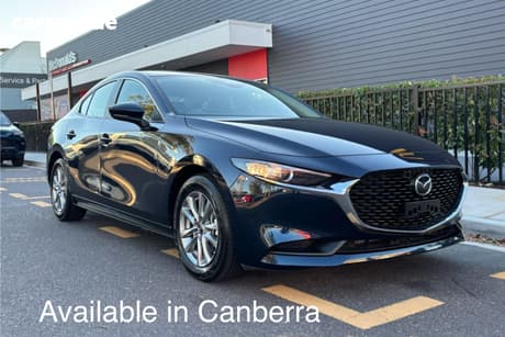 Blue 2024 Mazda 3 Sedan G20 Pure