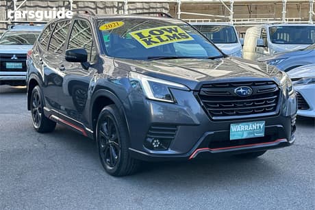 Grey 2021 Subaru Forester Wagon 2.5I Sport (Awd)