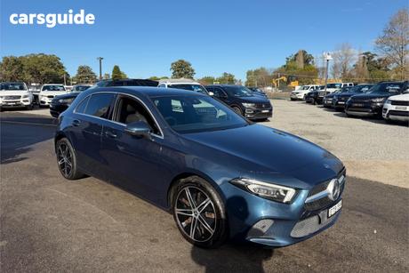 Blue 2019 Mercedes-Benz A250 Hatchback 4Matic