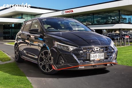 Black 2024 Hyundai I20 Hatchback N