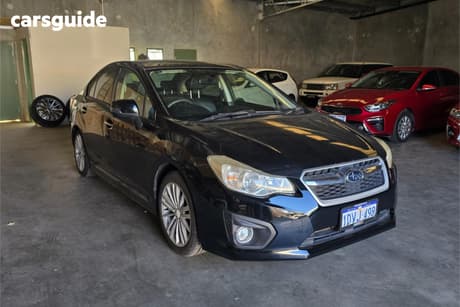 Black 2012 Subaru Impreza Sedan 2.0I-S (Awd)