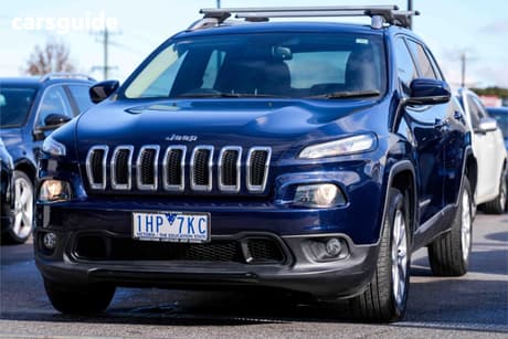 Blue 2016 Jeep Cherokee Wagon Longitude (4X4)
