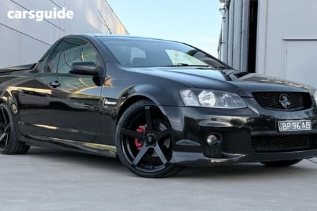 Black 2011 Holden UTE Ute Tray SV6 THUNDER R