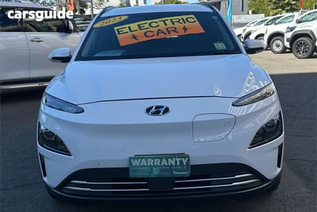 White 2023 Hyundai Kona Wagon Elite Electric Std Range