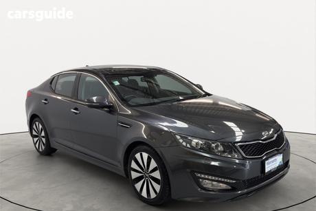 Grey 2013 Kia Optima Sedan Platinum