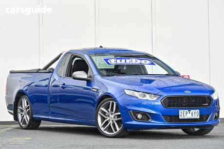 Blue 2016 Ford Falcon Ute Ute Tray XR6 TURBO R