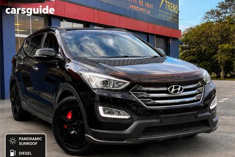 Black 2015 Hyundai Santa FE Wagon Sr Crdi (4X4)