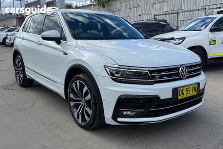 White 2017 Volkswagen Tiguan Wagon 162 Tsi Highline