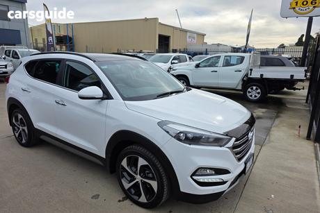 White 2017 Hyundai Tucson Wagon Highlander R-Series (Awd)
