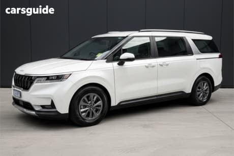 White 2022 Kia Carnival Wagon S