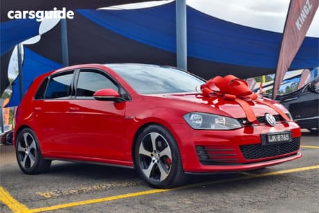 Red 2014 Volkswagen Golf Hatchback Gti