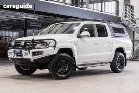 White 2020 Volkswagen Amarok Dual Cab Utility Tdi550 Highline 4Motion (4X4)