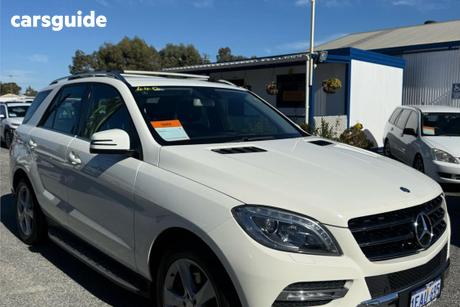 White 2012 Mercedes-Benz ML250 Wagon Cdi Bluetec (4X4)