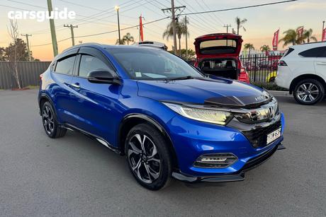 Blue 2018 Honda HR-V Wagon Rs