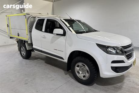 White 2019 Holden Colorado Space Cab Chassis Ls (4X4)