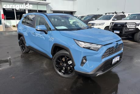 Blue 2024 Toyota RAV4 Wagon Cruiser (2Wd) Hybrid