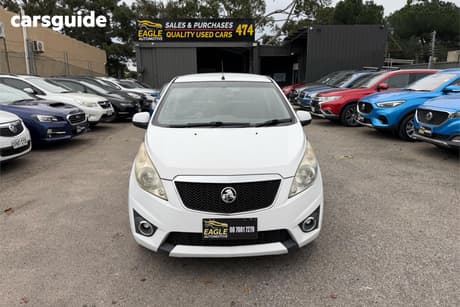 White 2011 Holden Barina Spark Hatchback Cd