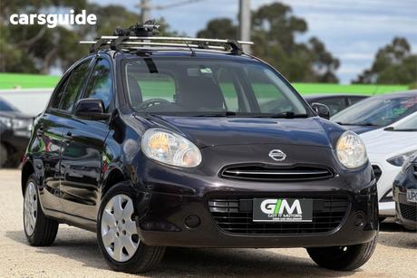 Brown 2011 Nissan Micra Hatchback St-L