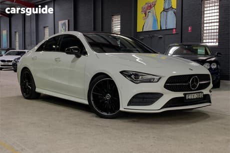 White 2020 Mercedes-Benz CLA250 Coupe 4Matic