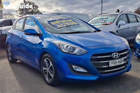 Blue 2016 Hyundai I30 Hatchback Active X 1.6 Crdi