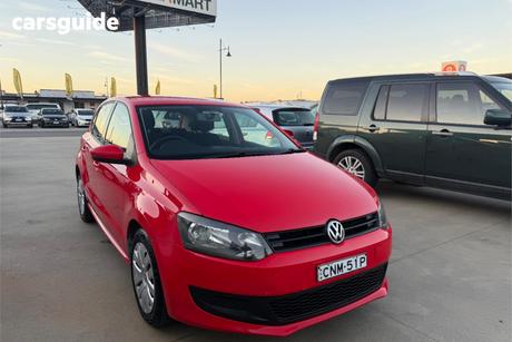 Red 2013 Volkswagen Polo Hatchback Trendline