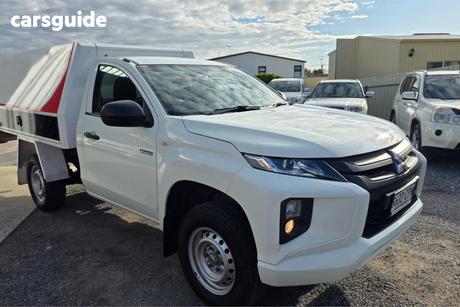 White 2021 Mitsubishi Triton Cab Chassis Glx (4X2)