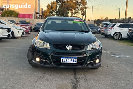 Green 2014 Holden UTE Utility Sv6