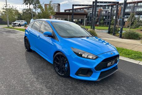 Blue 2017 Ford Focus Hatchback Rs