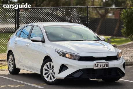 White 2021 Kia Cerato Hatchback S