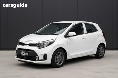 White 2024 Kia Picanto Hatchback Sport (Pe2)