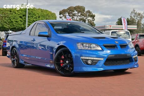 Blue 2012 HSV Maloo Ute Tray R8 R