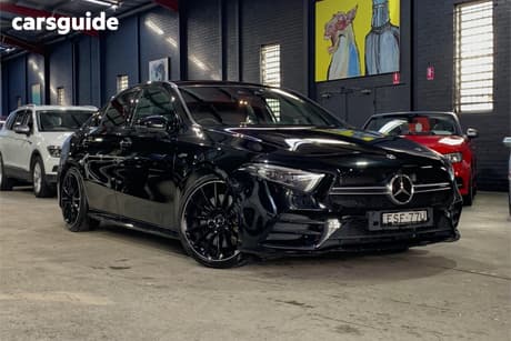 Black 2022 Mercedes-Benz A35 Sedan 4Matic