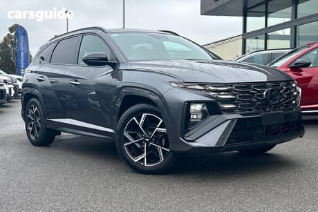 Grey 2024 Hyundai Tucson Wagon Premium N Line (Awd)