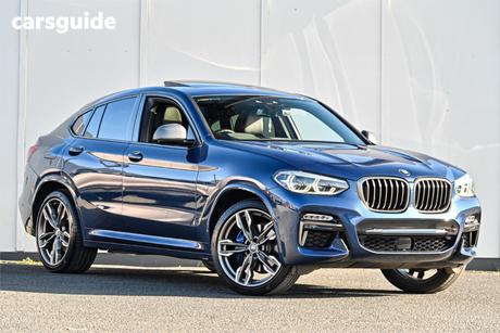 Blue 2019 BMW X4 Coupe M40I