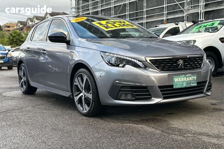 Grey 2020 Peugeot 308 Hatchback Gt Line Limited Edition