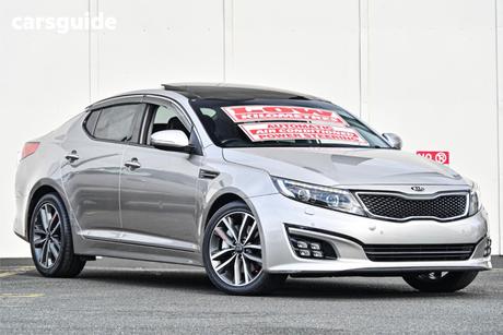 Grey 2014 Kia Optima Sedan Platinum