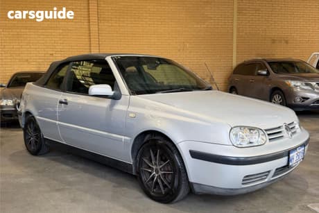 Silver 2000 Volkswagen Golf Cabriolet Gl