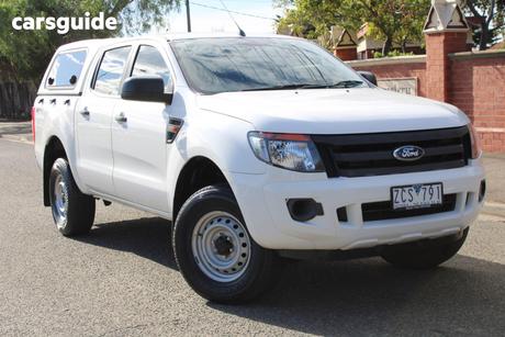 White 2012 Ford Ranger Crew Cab Pickup Xl 2.2 Hi-Rider (4X2)