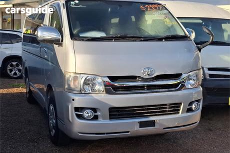 Silver 2009 Toyota HiAce Van Slwb