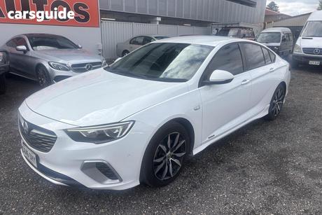 White 2019 Holden Commodore Liftback Rs